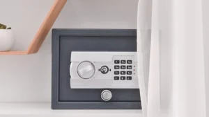 Advanced Modren security safe installed in office environment